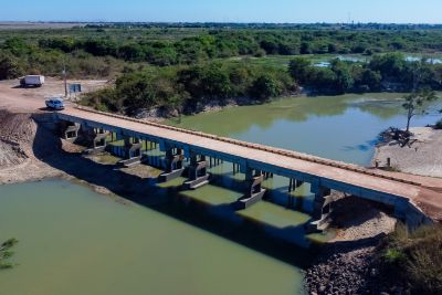 notícia: Governo do Estado garante maior mobilidade em Santana do Araguaia com ponte de concreto