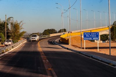 galeria: Movimentação primeiro dia usuários passando sobre a ponte do rio fresco em São Félix do Xingú