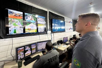 notícia: Centro Integrado de Comando e Controle da Segup garante monitoramento em Salinópolis
