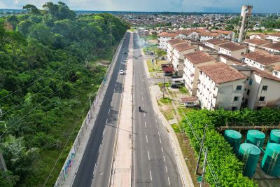galeria: Avenida Ananin completa um ano de melhoria na mobilidade da Região Metropolitana de Belém