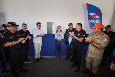 notícia: Estado inaugura obras de modernização do Comando de Policiamento Especializado, em Belém