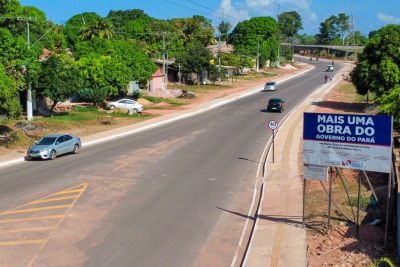 notícia: Estado fortalece infraestrutura em Santarém com obras e serviços de asfalto em 23 ruas