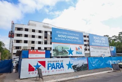 notícia: Governo acompanha avanço das obras do Novo Hospital Público do Leste, em Paragominas