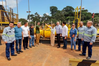 galeria: Governador Helder Barbalho inauguração do sistema de distribuição de Gás Natural do Pará