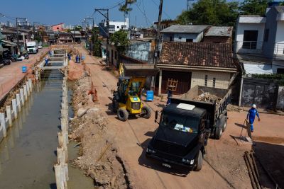 galeria: Obras canal Cipriano Santos - Avenida Cipriano santos próximo à perimetral