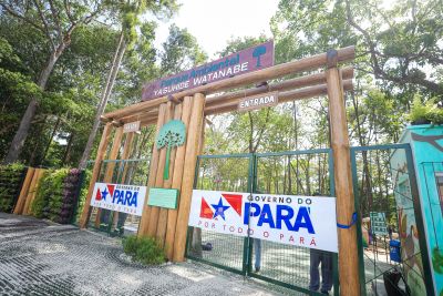 galeria: Estado entrega Parque Ambiental Yasuhide Watanabe, títulos e asfalto em Santa Izabel do Pará