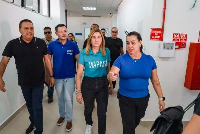 galeria: Vice Governadora Hana VISITA POLICLÍNICA MARABÁ