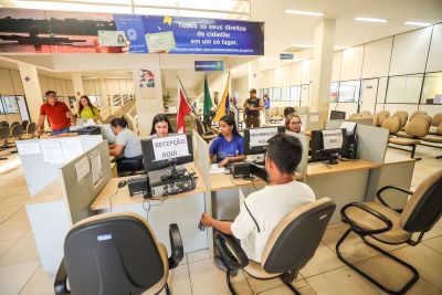 notícia: Em Santarém, Estação Cidadania retoma atendimentos aos usuários do oeste do Pará 