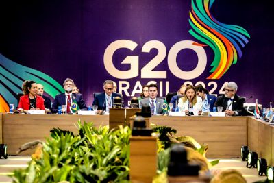 notícia: No G20, vice-governadora discute a redução da desigualdade social e trabalho preventivo a desastres climáticos