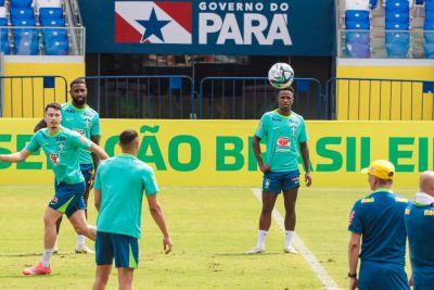 galeria: Terceiro Treino da Seleção brasileira de futebol - Mangueirão