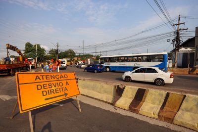 notícia: Trânsito na BR-316 tem alteração, no período da noite, para instalação de passarela