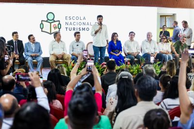 notícia: Com apoio estadual, gestão federal entrega em Belém a primeira Escola Nacional de Turismo 