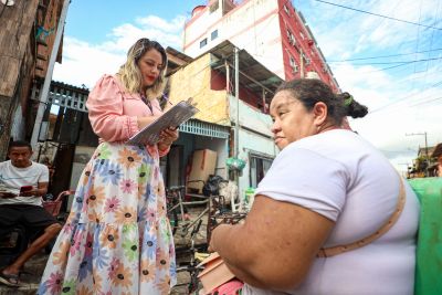 notícia: Governo do Pará cadastra famílias vítimas de incêndio na Pedreira no programa 'Sua Casa'