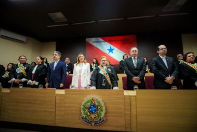 notícia: Vice-Governadora participa da cerimônia de posse do novo Pleno do Tribunal Regional do Trabalho da 8ª Região