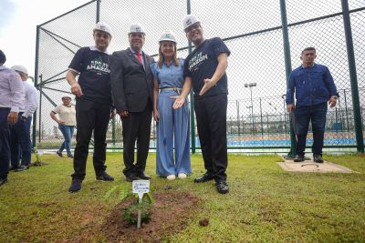 notícia: Comitê da COP 30 e parlamentares paraenses visitam obras do Parque da Cidade