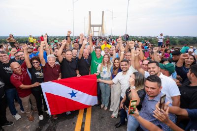 notícia: Governo do Estado entrega ponte sobre o Rio Itacaiúnas, em Marabá