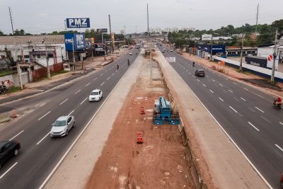 notícia: Trânsito na BR-316 tem alteração noturna para instalação de passarela