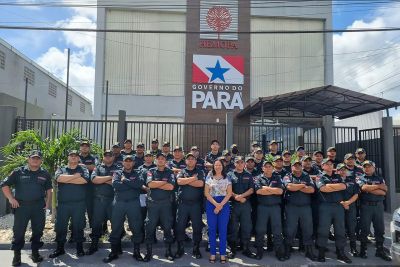 notícia: Hemocentro de Castanhal realiza campanha com batalhões da Polícia Militar