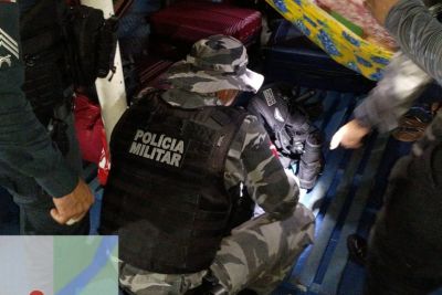 notícia: Homem é preso no Marajó por porte ilegal de equipamentos exclusivos da Segurança Pública 