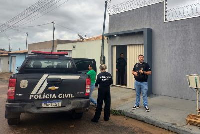 notícia: Polícia Civil prende investigados por fraude no concurso público da Prefeitura de Parauapebas