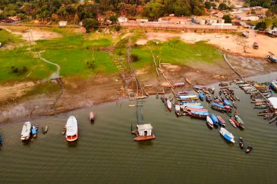 notícia: Cosanpa garante trabalho preventivo no Sistema de Captação do Rio Trombetas