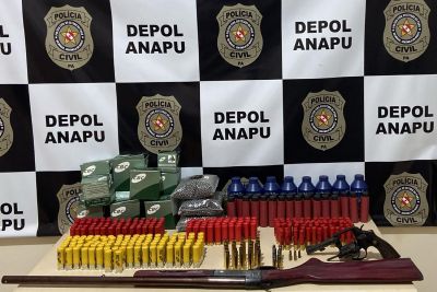 notícia: PCPA prende comerciante por venda ilegal de armas e munições em Anapú