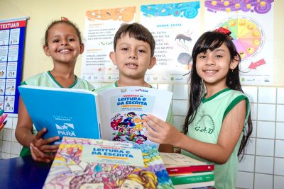 notícia: Alfabetização na Idade Certa: Pará dobra número de crianças leitoras e cresce 47% na avaliação de fluência
