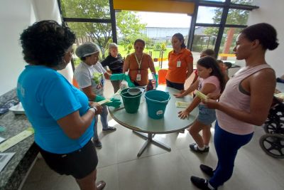 notícia: CIIR promove conscientização ambiental com  'Oficina de Sabão ecológico' em Belém