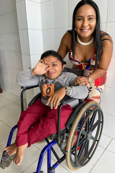 notícia: Secretaria de Povos Indígenas entrega enxovais de bebê e cadeiras de rodas em Icoaraci