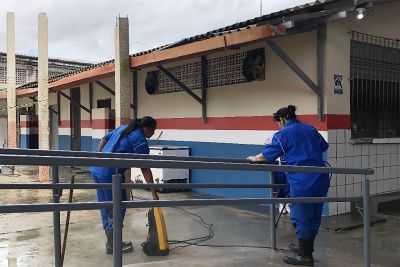 notícia: Com salas climatizadas e obra em fase final, Escola José Alves Maia retoma aulas presenciais em Belém