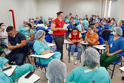 notícia:  Regional em Marabá investe na formação profissional e aprimora cuidados a pacientes