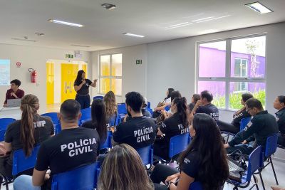 notícia: Pró-Mulher Pará capacita cerca de 30 agentes de segurança pública para atendimento em Ananindeua