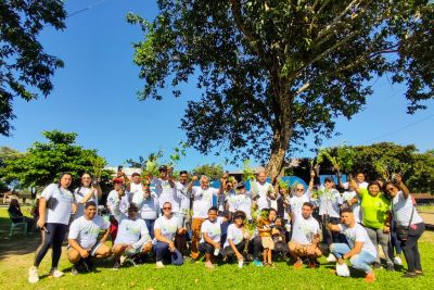 notícia: Ideflor-Bio começa 'Junho Verde' em Soure, na Ilha do Marajó, com ações sustentáveis