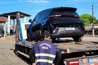 notícia: Sefa apreende veículo em Conceição do Araguaia
