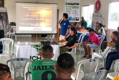 notícia: Ação conjunta conscientiza sobre turismo de pesca em São Caetano de Odivelas