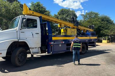 notícia: Sefa apreende sonda perfuratriz de R$ 340 mil no Araguaia