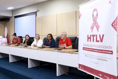 notícia: Oficina em Belém aborda atendimento a pessoas com vírus HTLV