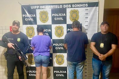 notícia: Polícia Civil prende casal de estelionatários que passava cheques sem fundos para pecuaristas, em Castelo dos Sonhos