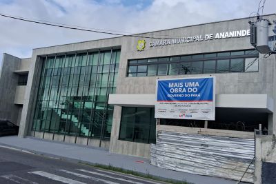 notícia: Obras da nova Câmara de Ananindeua, na região metropolitana, alcançam etapa final