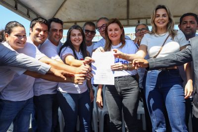 notícia: Vice-governadora garante mais quatro quilômetros de asfalto a Rondon do Pará
