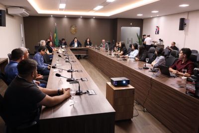 notícia: Semas e Agência Brasileira de Inteligência discutem atuação integrada