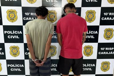 notícia: Polícia Civil prende dois homens envolvidos em roubos a motoristas de aplicativo em Marabá