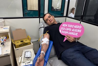 notícia: Servidores da Seplad participam do Junho Vermelho, mês do doador de sangue 