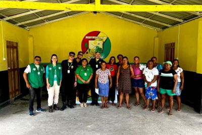 notícia: No Marajó, Ideflor-Bio estabelece parceria com comunidade quilombola em Salvaterra