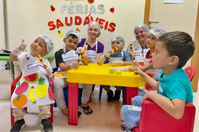 notícia: 'Cineminha HRAS' proporciona magia e diversão para crianças internadas no 'Abelardo Santos' 