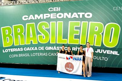 notícia: Com apoio do Governo, ginastas paraenses participam de Campeonato Brasileiro de Ginástica Rítmica