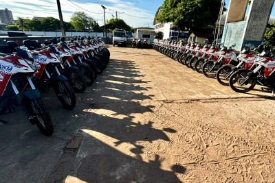 notícia: Governo do Estado garante novas motocicletas à Polícia Militar no oeste do Pará