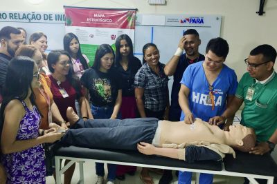 notícia: HRBA promove treinamento de Urgência e Emergência para profissionais de saúde no Baixo Amazonas