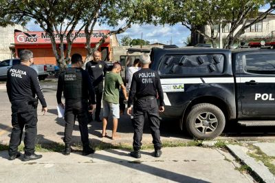 notícia: Em Barcarena, Polícia Civil prende homem por receptação de celulares e recupera notebooks roubados