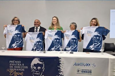 notícia: Governo do Pará apoia Prêmio Amatra 8 de Direitos Humanos "Padre Bruno Sechi"